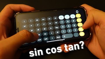 How To Really Use Trigonometry On iPhone Calculator