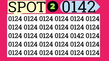 Hidden Number Puzzle That Will Blow Your Mind 🤯 | Spot 0142! #viral #eymath #iqtest #trending 