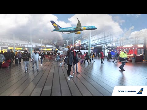 Augmented Reality Stopover at Amsterdam Schiphol Airport | Icelandair