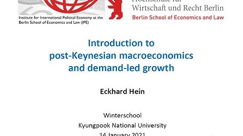 Eckhard Hein Lecture at KNU