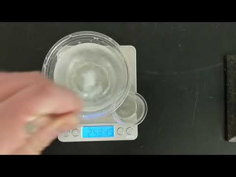 Sugar Dissolving on Balance