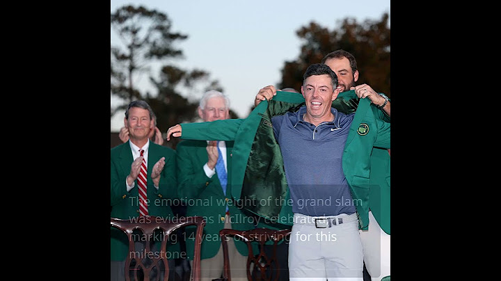 Rory McIlroy's Touching Tribute to Justin Rose After Masters Win
