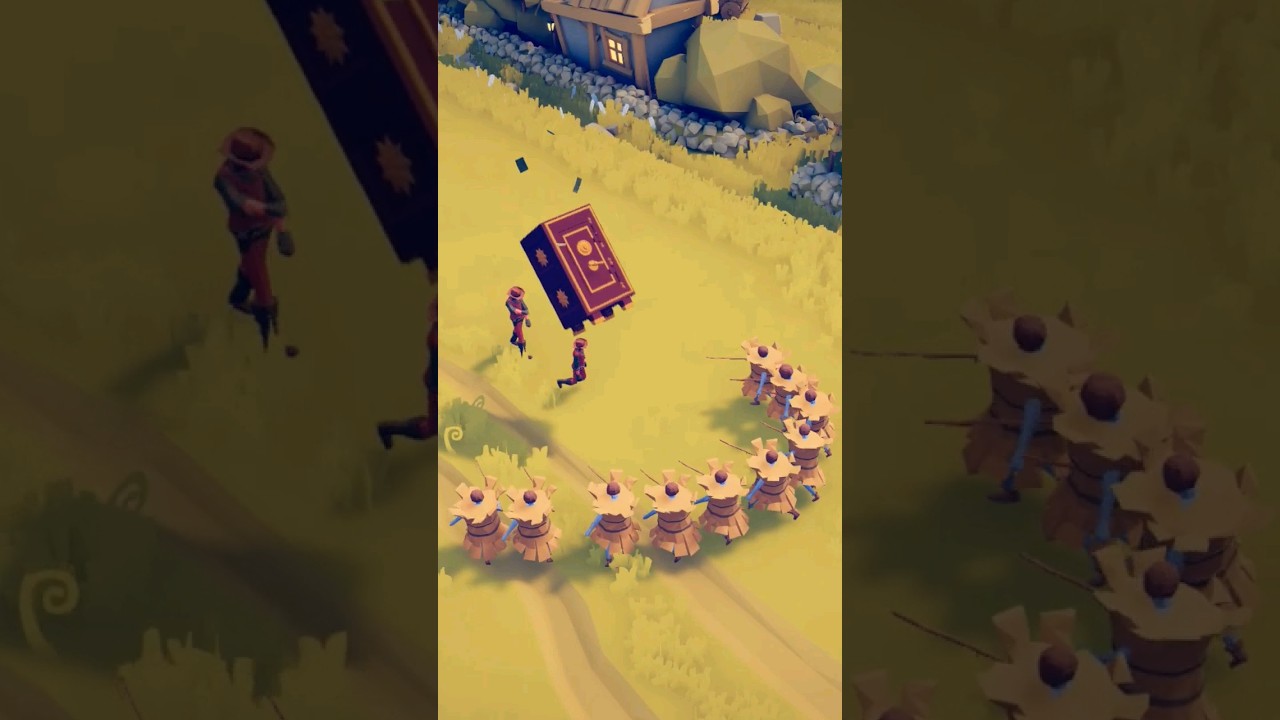 BANK ROBBERS vs 10x HAY BALRR - TOTALLY ACCURATE BATTLE SIMULATOR | TABS