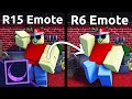 Roblox r15 emotes but its r6  part 2