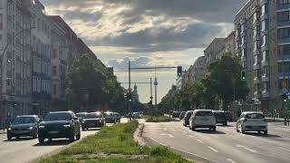 Traffic in Lichtenberg, Berlin, Germany #ASMR - 4K Video