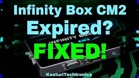 Infinity Box CM2 Working Without Renewal | Old Version Setup | KasturiTechtronics