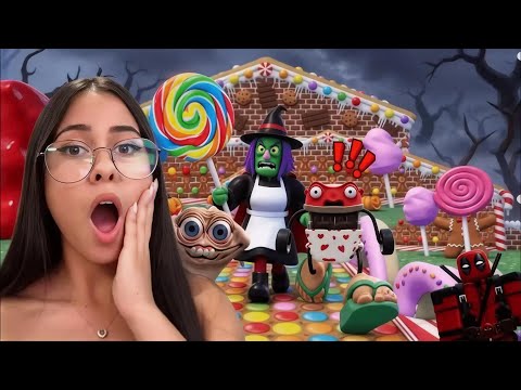 NEVER ENTER THE EVIL WITCH'S CANDY HOUSE in Roblox 😱