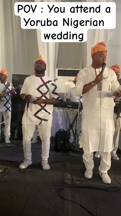 What’s a Yoruba Nigerian wedding without a live band 😩 #viralwedding #wedding #liveband #nigerian