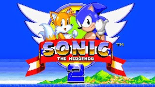 SONIC 2 de Mega Drive - Gameplay Completo, do Início ao Fim!!! 