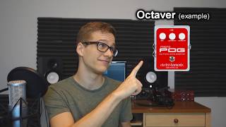 What's the difference between octaver, pitch shifter and harmonizer pedals?
