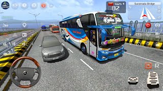 Aksi Bus Sumber Selamat Salip-Salipan di Jembatan Suramadu! - BUSSID