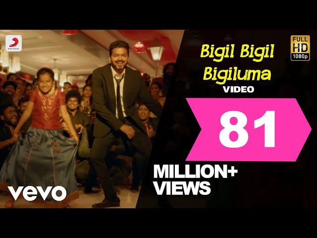 Bigil - Bigil Bigil Bigiluma Video | Vijay, Nayanthara | @A. R. Rahman | Atlee class=