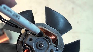 How does the shaded pole motor work