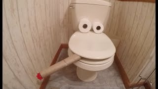 Smoking Toilet Prank On Mom!