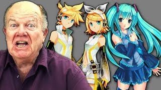 Video thumbnail of "Elders React to Vocaloids! (Hatsune Miku, Kagamine Rin / Len)"