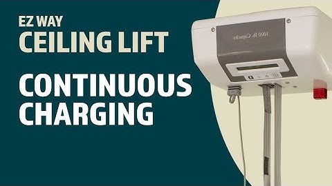 EZ Way Ceiling Lift Usage: Continuous Charge Option