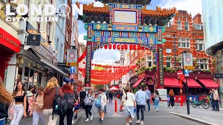 🇬🇧LONDON CITY TOUR | Virtual Walk Around London West End incl.  Chinatown| London Street Walk 4K