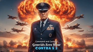 C&C Generals Zero Hour CONTRA X Beta 2 2025 | USA Air Force – Ultimate Air Domination War 4K