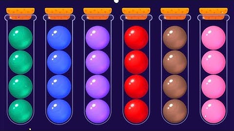 Ball game level 2007- 2030| Ball Sort puzzle
