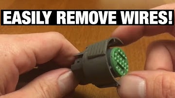 How to Remove Pins from a 4L60E 4L80E Connector Cutaway 4L65E 4L70E GM Automatic Transmission Plug