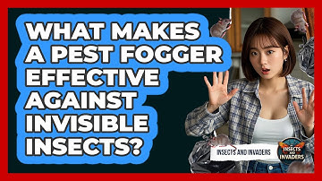 What Makes A Pest Fogger Effective Against Invisible Insects? - Insects and Invaders