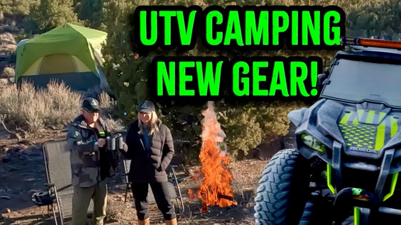 Ночевка в палатке на квадроцикле! Выживаем в условиях сильного мороза с новым снаряжением! #кемпи...