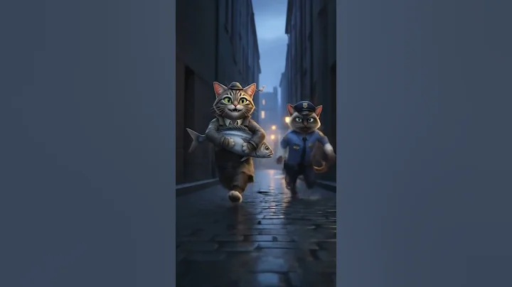 Watch the video about MEOW Police & Thief Meow #unstoppable #cat #turkishcat #catvideos #catmeow #funny #kitten #cartoon