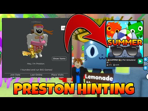 PRESTON & TWITTER RIGHT NOW 🤔😲🙈 Pet Simulator X 