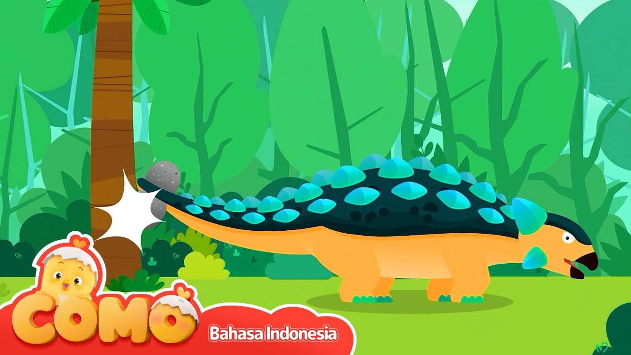 Kekuatan Ekor Baja! Ankylosaurus! +Episode lainnya | Ekspedisi Komo | Dinosaurus|como yang menghibur