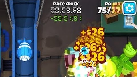 Minimum Possible Time! BTD6 Race #197: "Mini Luck ~by Furyblade787" in 1:35.81 (18th lol)