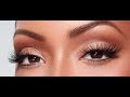 Natural gold and brown everyday glam makeup