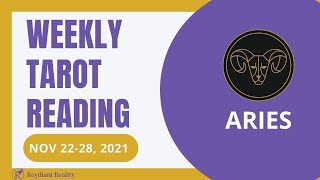 ARIES weekly Tarot ♈️ 22nd - 28th November 2021 | “Getting to GRIPS with YOUR FINANCES?” #AriesTarot