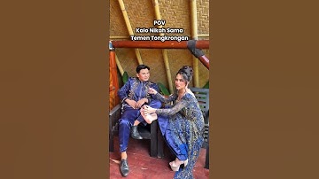 EMANG GINI YA KALO NIKAH NYA SAMA TEMEN SENDIRI #riaspengantin #shorts