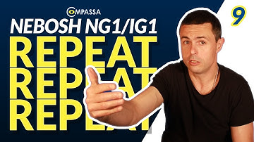 Herhalen! (NEBOSH NG1/IG1-examen) STAP 9/12 #nebosh