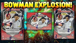 2024 BOWMAN EXPLOSION JUMBO, HOBBY, BREAKERS CHOICE Baseball Card Boxes!
