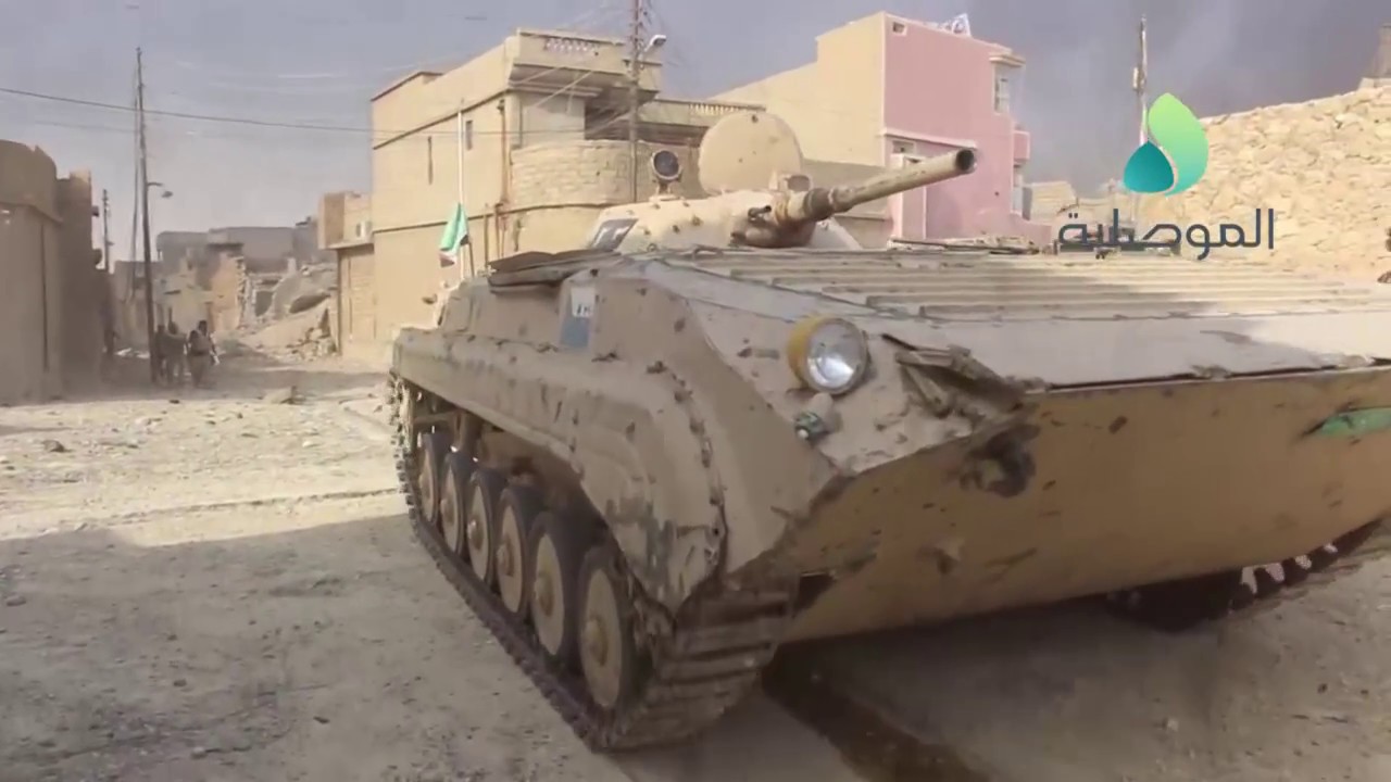 الموصلية ترافق الفرقة المدرعة التاسعة والحشد الشعبي خلال تحرير احياء القلعة والخضراء في تلعفر