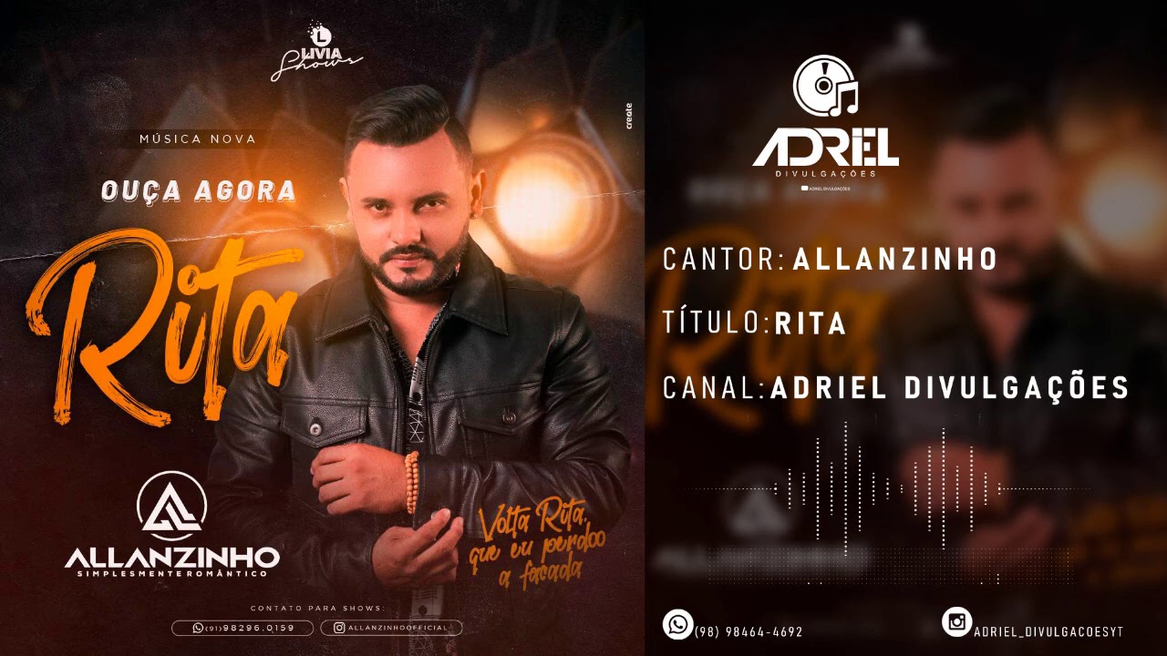 Watch ALLANZINHO - RITA on YouTube Watch ALLANZINHO - RITA on YouTube