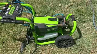GreenWorks 3000 psi Pressure Washer  Product Review