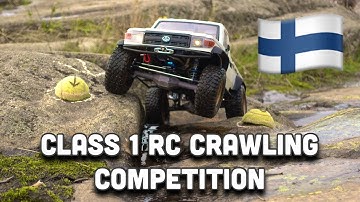 Finnish RC Crawling COMP Class1 Sorrca   Toyota LC70 - Axial scx10.2  Jeep JK -  Element Trailwalker