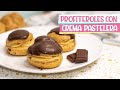 PROFITEROLES CON CREMA PASTELERA | Aroly Carrasco