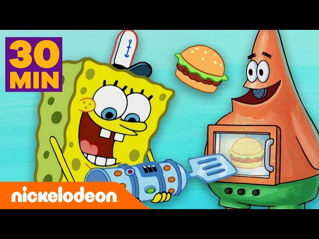 SpongeBob Schwammkopf | Die allerbesten Krabbenburger-Essenserfindungen! | Nickelodeon Deutschland class=