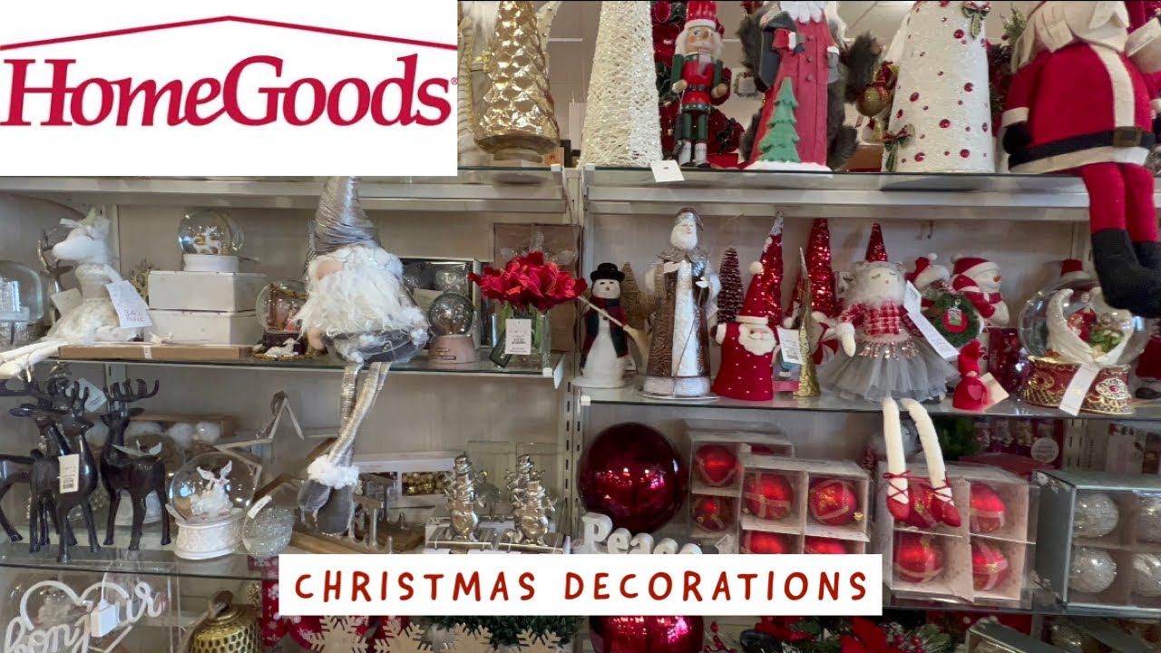 Home Goods Shopping ???? Christmas Decorations ☃️???? - YouTube