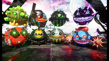 ROBOT PACMAN VS MONSTER PACMAN - WAR MODE #robotpacman #monsterpacman #pacman