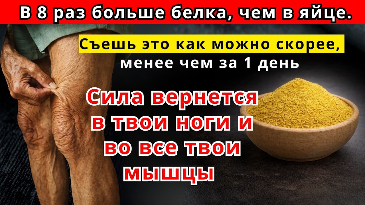 Самый Мощный Белок В Мире После 50 Для Сильных Ног И Мышц.