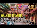 Walking Istanbul | The Shops and Backstreets of Kadiköy | 4K 60FPS