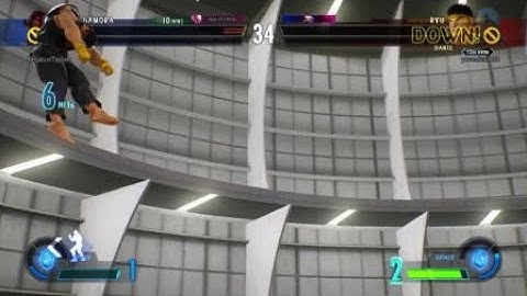 MARVEL VS. CAPCOM: ryu vs gamora