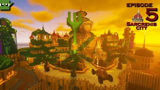 Minecraft - Sarcrenis City Building E5 - Townhall and Harbour