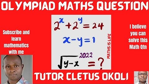 Olympiad Mathematics Question|| Learn Simple Tricks of Solving Exponential Equation #matholympiad