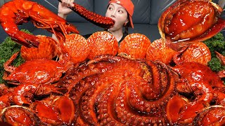 [Mukbang ASMR] Seafood FLEX 🐙 Giant Octopus Seafood Boil Crab Abalone Scallops Recipe Ssoyoung
