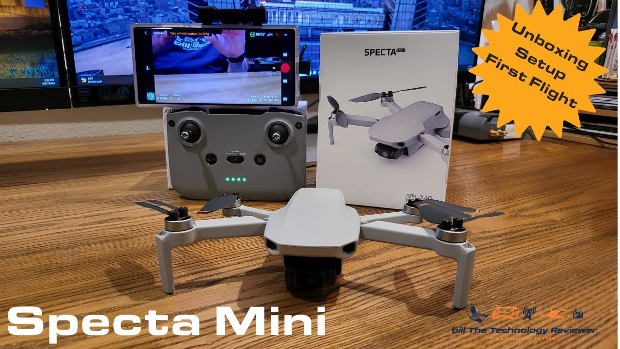 Specta  Mini Unboxing Setup First Flight !
